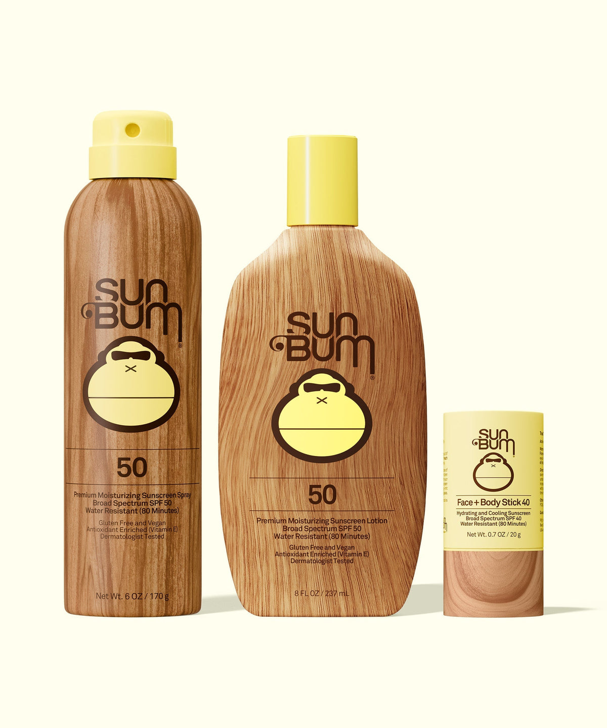SPF 50 Spray + Lotion + Face and Body Stick 40 Bundle I4